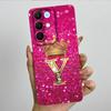 For Realme 15X C85 5G Crown Initial Letter Couple Phone Case Realme15X RMX5250 RMX5253 Soft Silicone TPU Lens Protective Casing