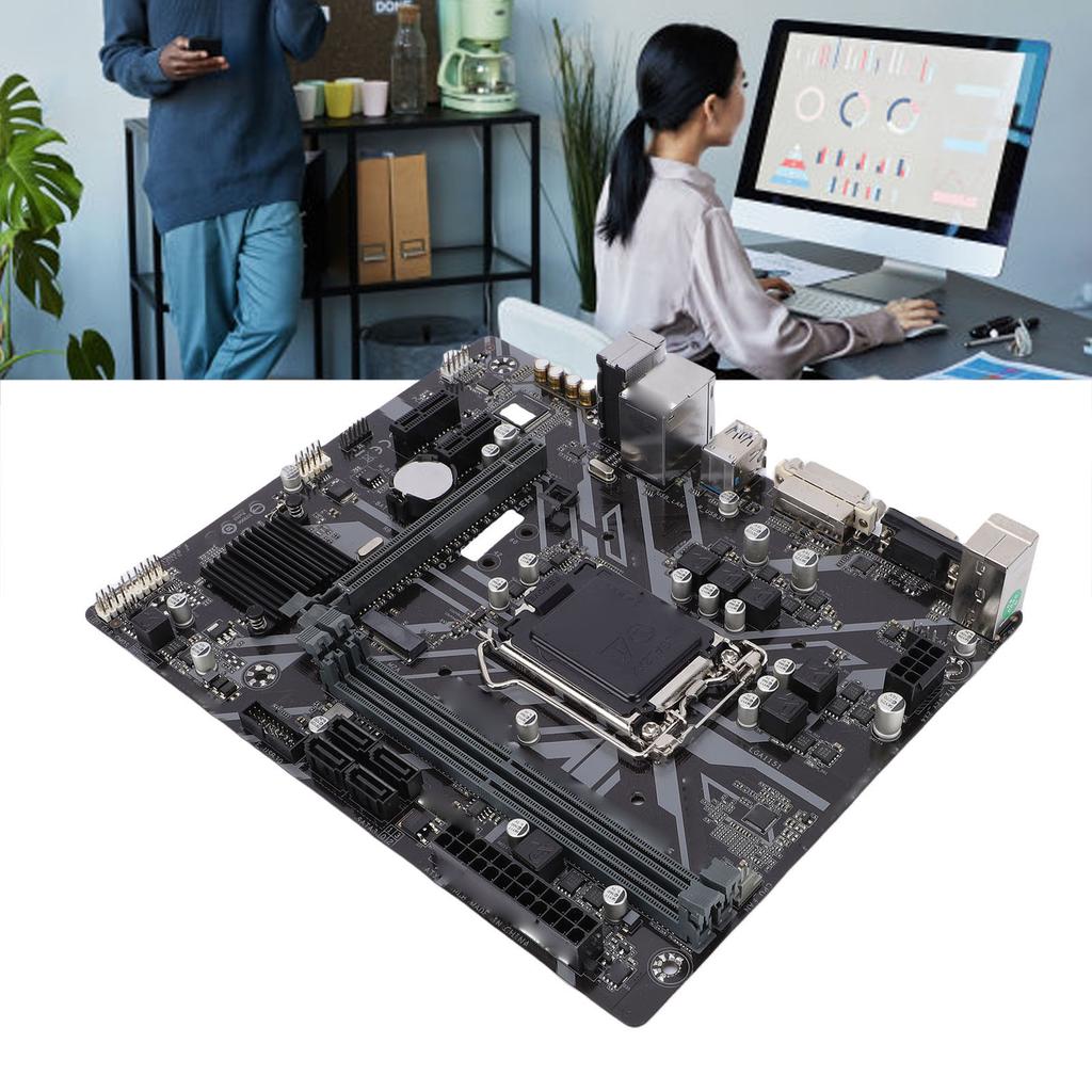 Computer Motherboard Support for LGA 1151 Gen 8 I7 I5 I3   Double Channel DDR4 DIMM Slot M-ATX Motherboard
