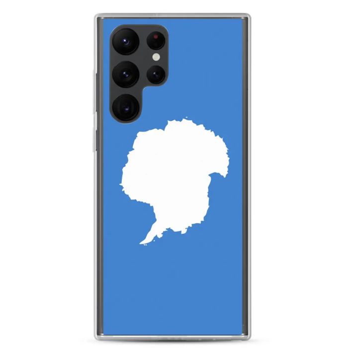 Coque Téléphone - Samsung - Galaxy S22 - Drapeau Antarctique - Souple - Multicolore