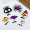 Spring Loaded Spring Hairpins Shaking Effect Gothic Duckbill Clips  Halloween Party