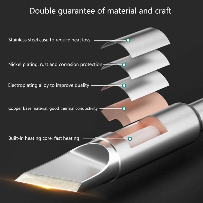 RL-T245 Tips Universal JBC C245 Soldering Iron Tip Compatible For T245 Soldering Station GVM-T245 Handle