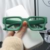 2024 New Arrival Fashion AC Lens Classic Cool Big Frame Glasses Retro Punk Thick square Frame Sunglasses for Women Men