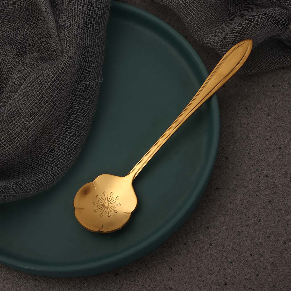 

Маленькая посуда из нержавеющей стали для сахара, мороженого, кофе, десерта, барные инструменты, суповая ложка, набор столовых приборов, набор ложек с цветами, чайная ложка