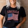 Fashion Sports Tshirt Patriotic Eagle And Flag 250 Years 17762026 4th Of July Print Tshirt Summer Y2k Casual Tshirt Unisex
