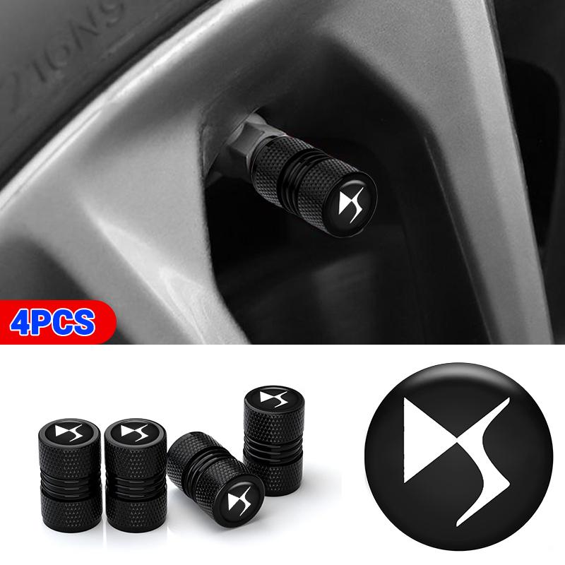 Car Wheel Tire Metal Valve Cap Waterproof Stem Cover Auto Accessories For DS SPIRIT DS3 DS4 DS4S DS5 5LS DS6 DS7 DS9 WILD RUBI