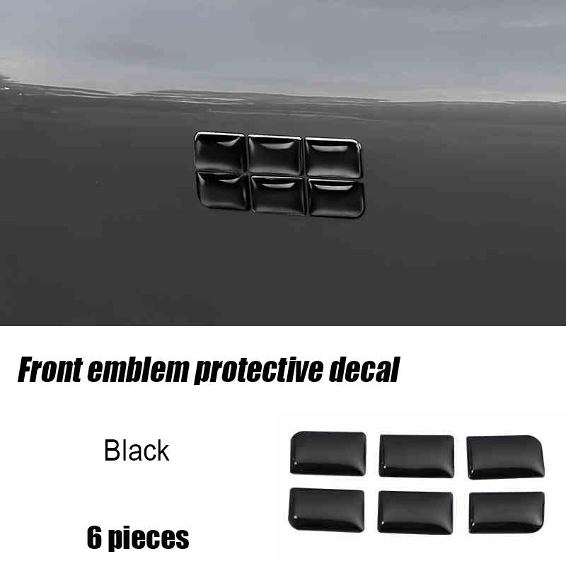 

For Geely EX5 Galaxy E5 2024 2025 2026 Car Front Emblem Anti Scratch Decorative sticker Crystal Clear Anti Scratch Coating 2202