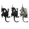 Resin Sculpture Flying Dragon Figure Wall Hanging Decor Monster Models Villa Home Figurines Outdoor Garden Decoration