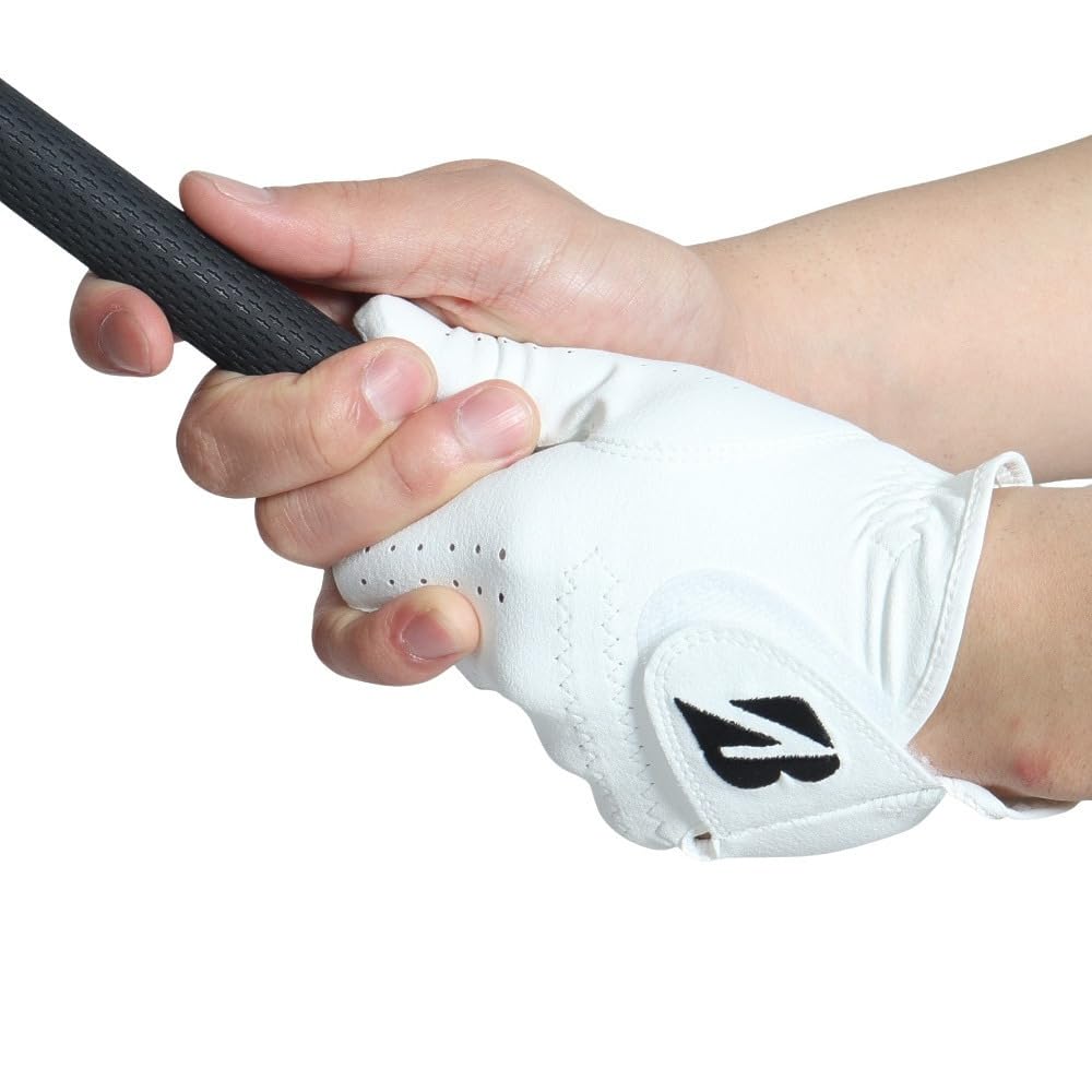 BRIDGESTONE TOUR NANO GLG19 Golf Size 26cm Gloves, Men's, White,