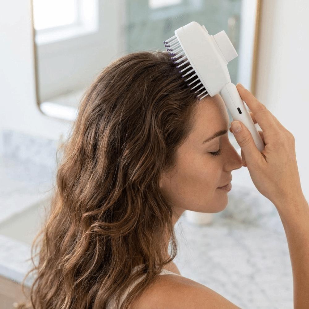 3.7V 500 mAh Rechargeable Spray Hair Comb Lithium Battery Hair Care Brush Scalp Massager  Daily Use