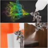 LVMP Gravity Feed Air Spray Gun Mini Paint Spraying Gun Kit 0.8mm Nozzle 250ml Fluid Cup Air Paint