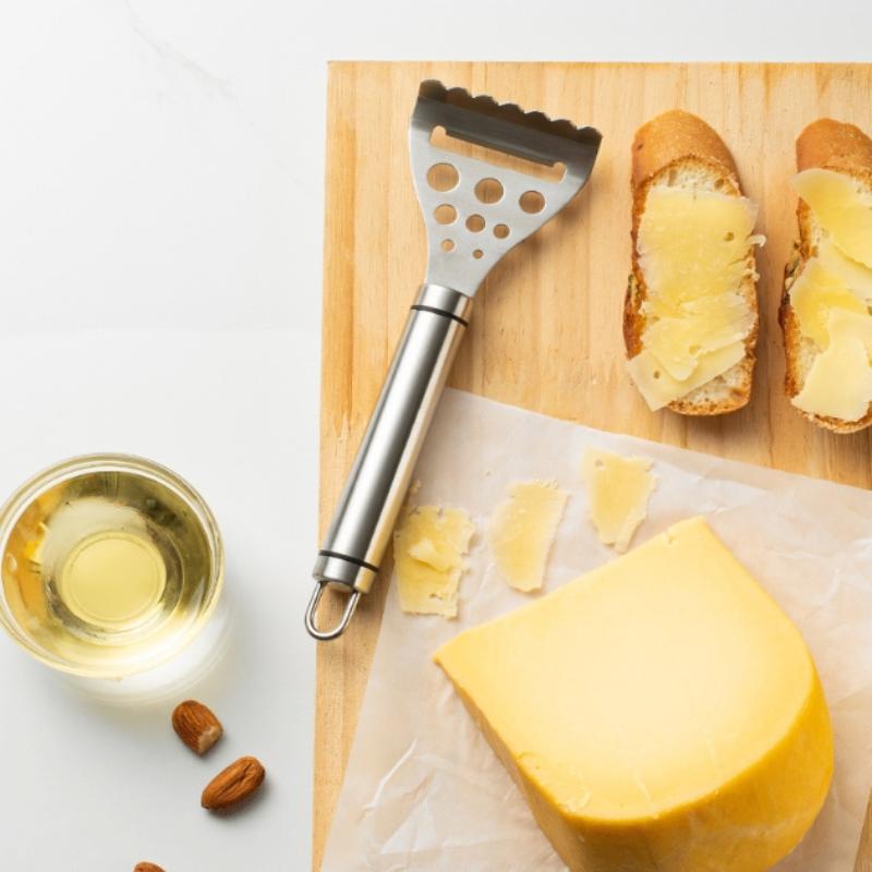 1 Stück Edelstahl-Käsehobel Schwerlast-Käseschaber Schaufel Butterhobel Hobel Käseschneider Schaber Utensilien Zubehör
