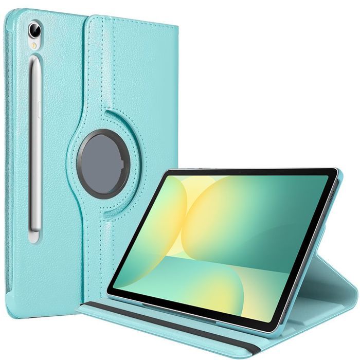 Coque de Protection - BOOLING - pour Samsung Galaxy Tab S9 FE / S10 FE - Etui Rotatif 360° - Bleu