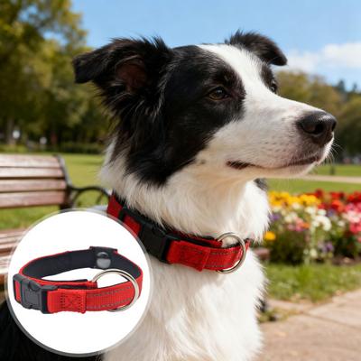 Manyetik Köpek Tasması Yansıtıcı Noktalı Şeritli Evcil Hayvan Tasması Ayarlanabilir Nefes Alabilir Tasma Gece Güvenliği İçin Küçük Orta Büyük Yaşlı Köpekler Kediler