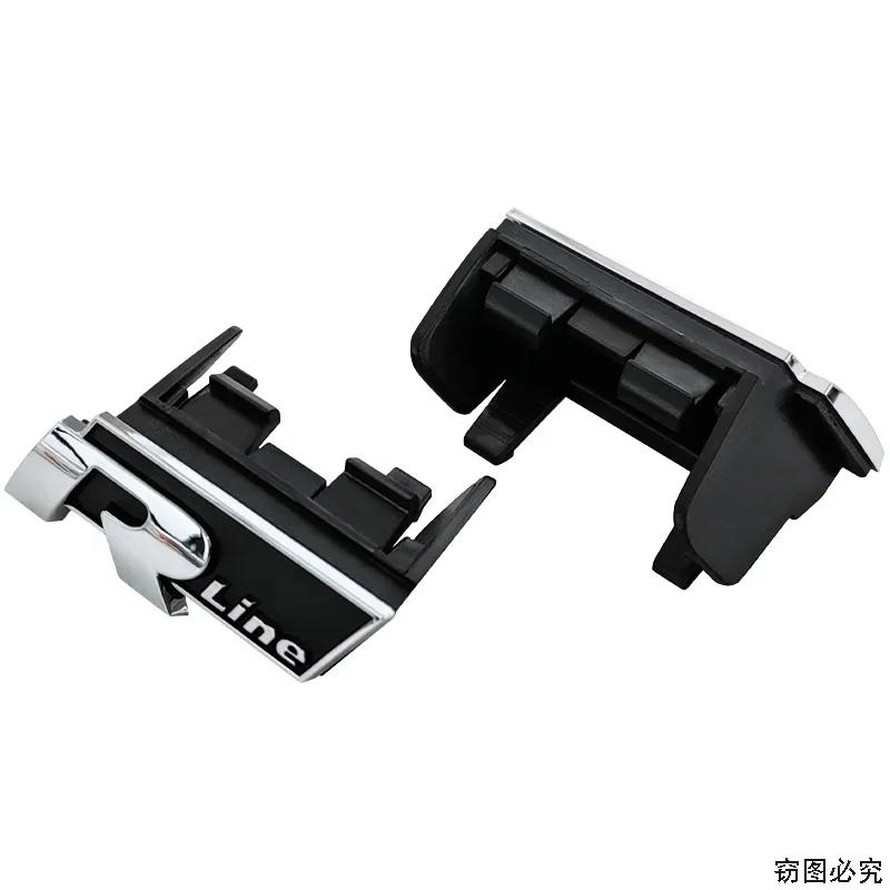 2026 Hot For VOLKSWAGEN VW ABS Car Emblem Front Grille Logo for R Rline Touareg Polo GTI Golf Tiguan CC Passat R36 Scirocco Auto