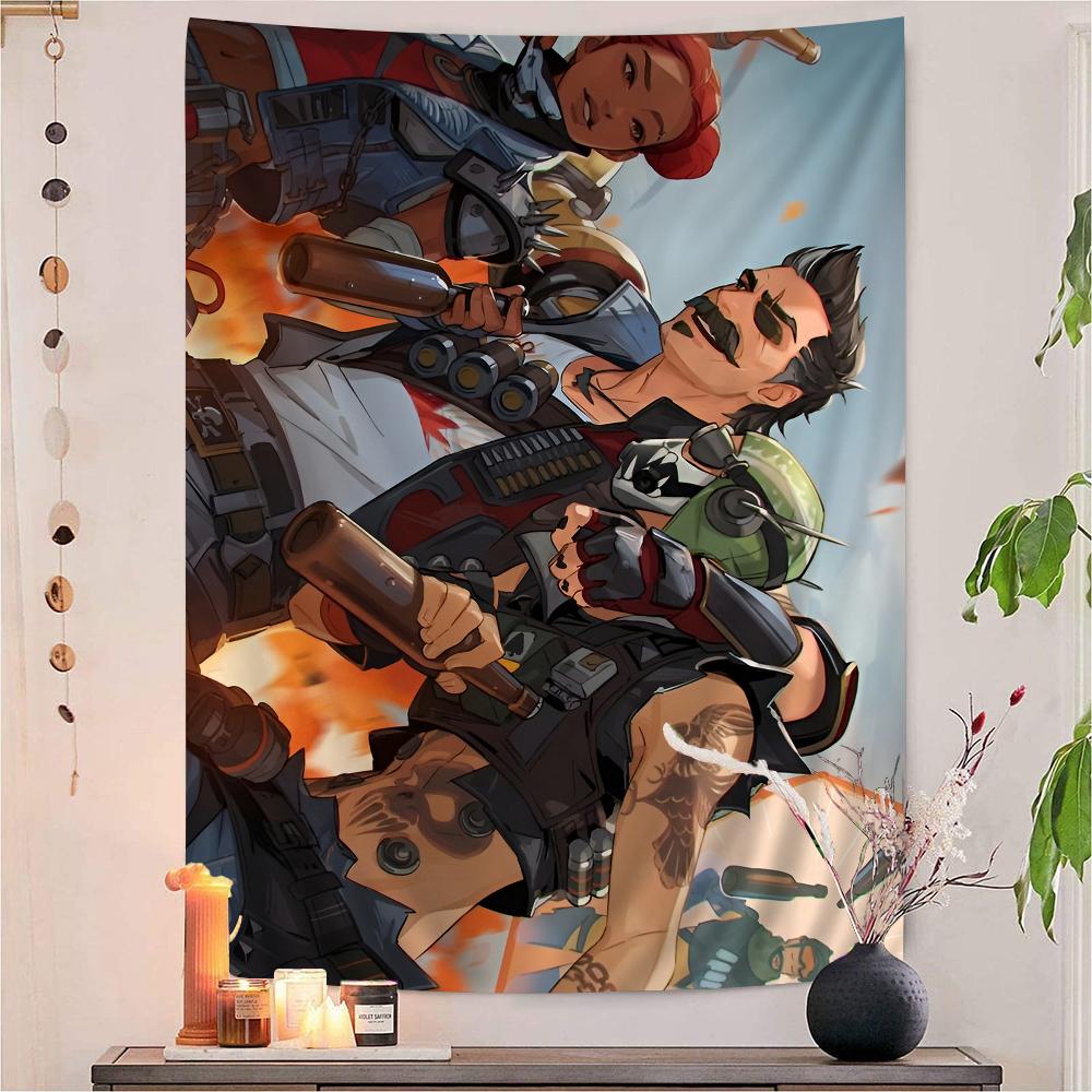 

Apex Legends Colorful Tapestry Wall Hanging Bohemian Wall Tapestries Mandala Wall Hanging Sheets 74x94cm(29x37in)