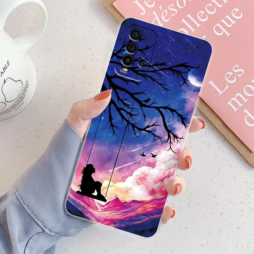 For Xiaomi Redmi 9T Case Redmi9T Back Cover Girls New Fashion Clear Phone Fundas Soft Silicone Case For Xiaomi Redmi9 T 9T Coque