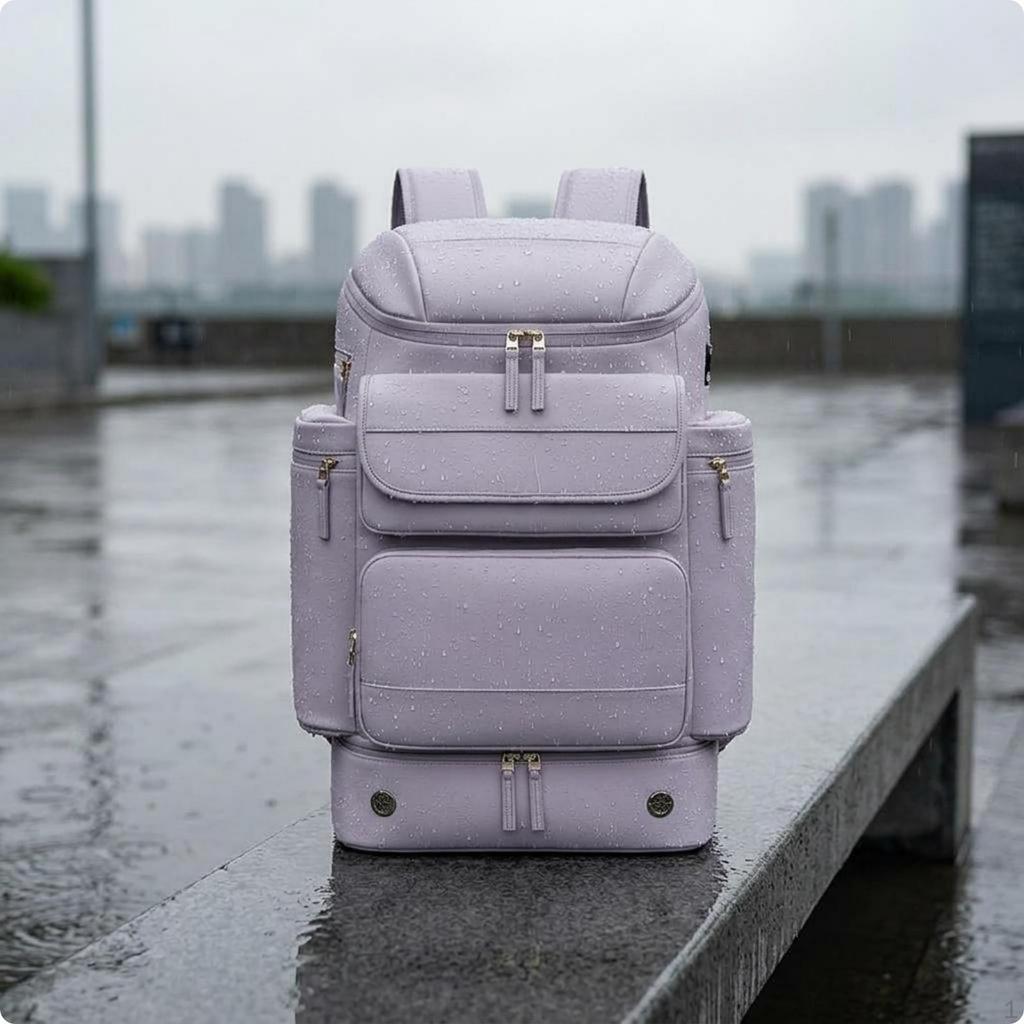 Large Capacity Backpack with shoe compartment Travel Lightweight Laptop Bag for Men,