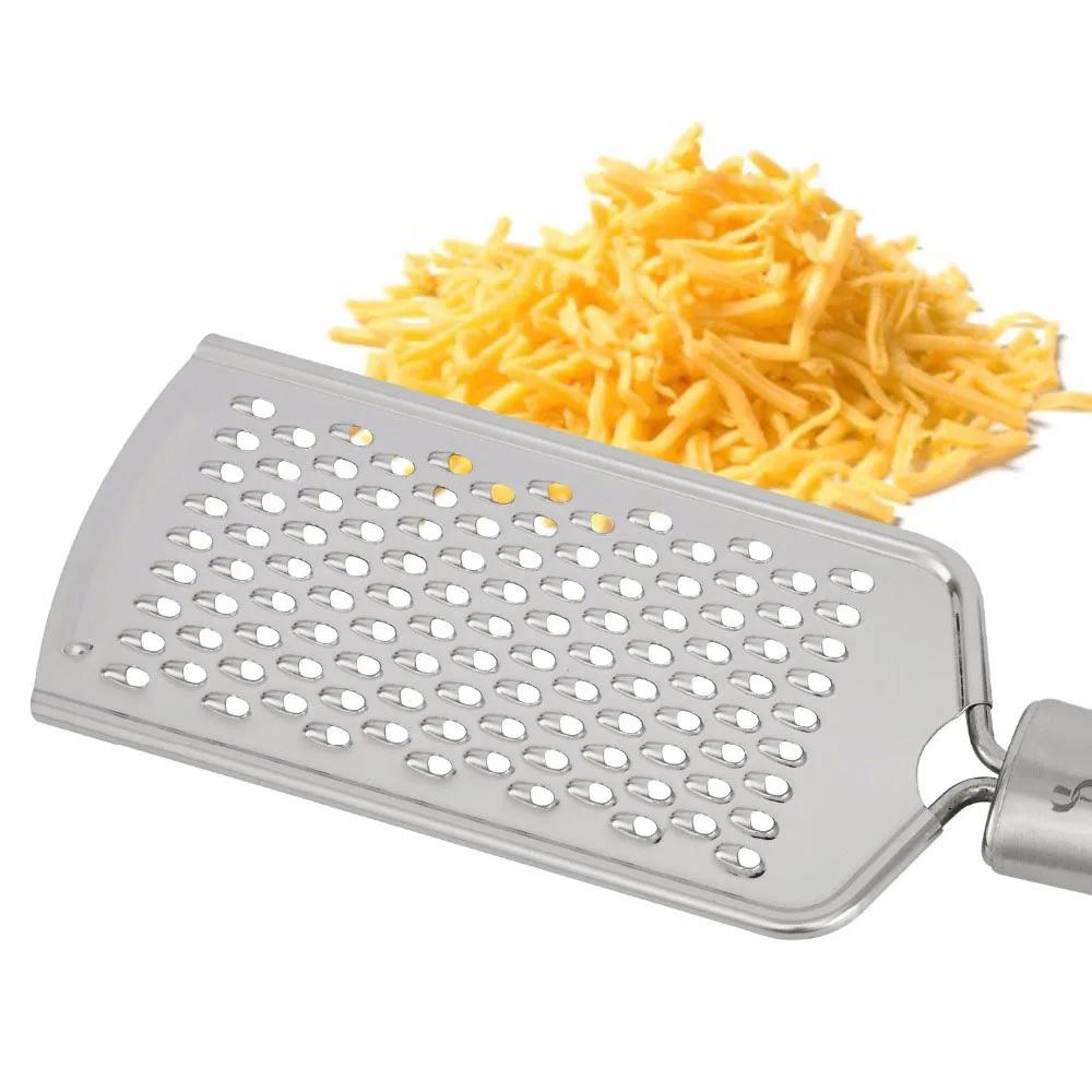 LMETJMA Micro Blade Cheese Grater Carrot Ginger Grater With Stainless Steel Handle Nutmeg Lemon Zester Vegetable Graters PY0029 2
