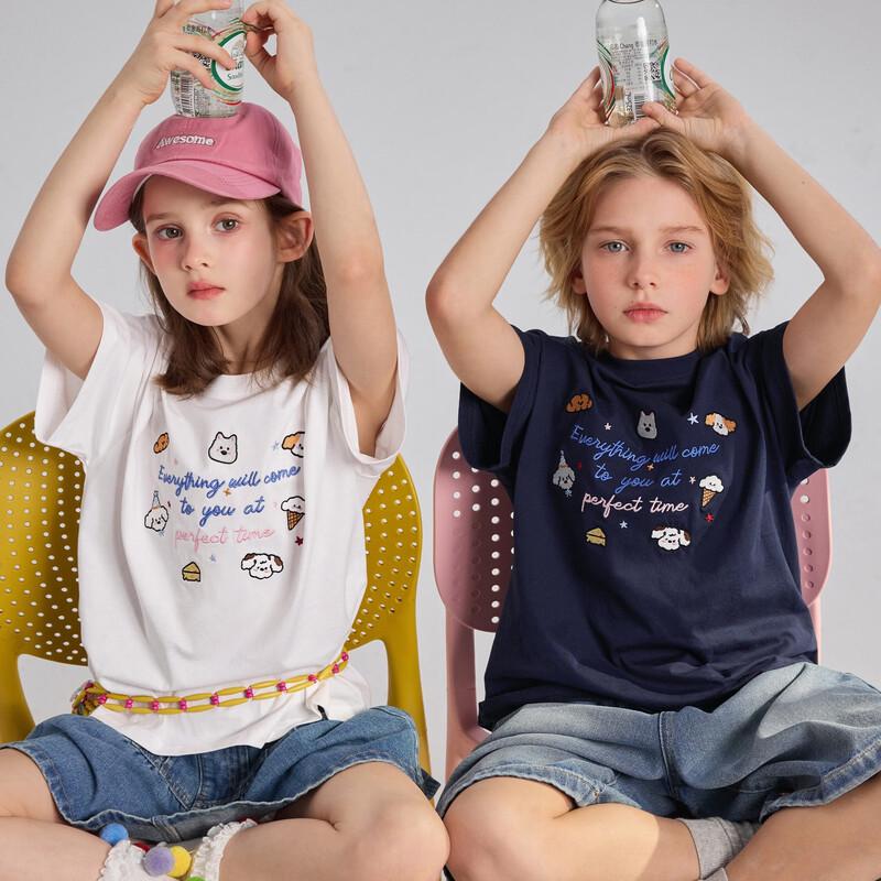 Zhimu Kids' 7A Anti-Bacterial Cotton T-Shirt