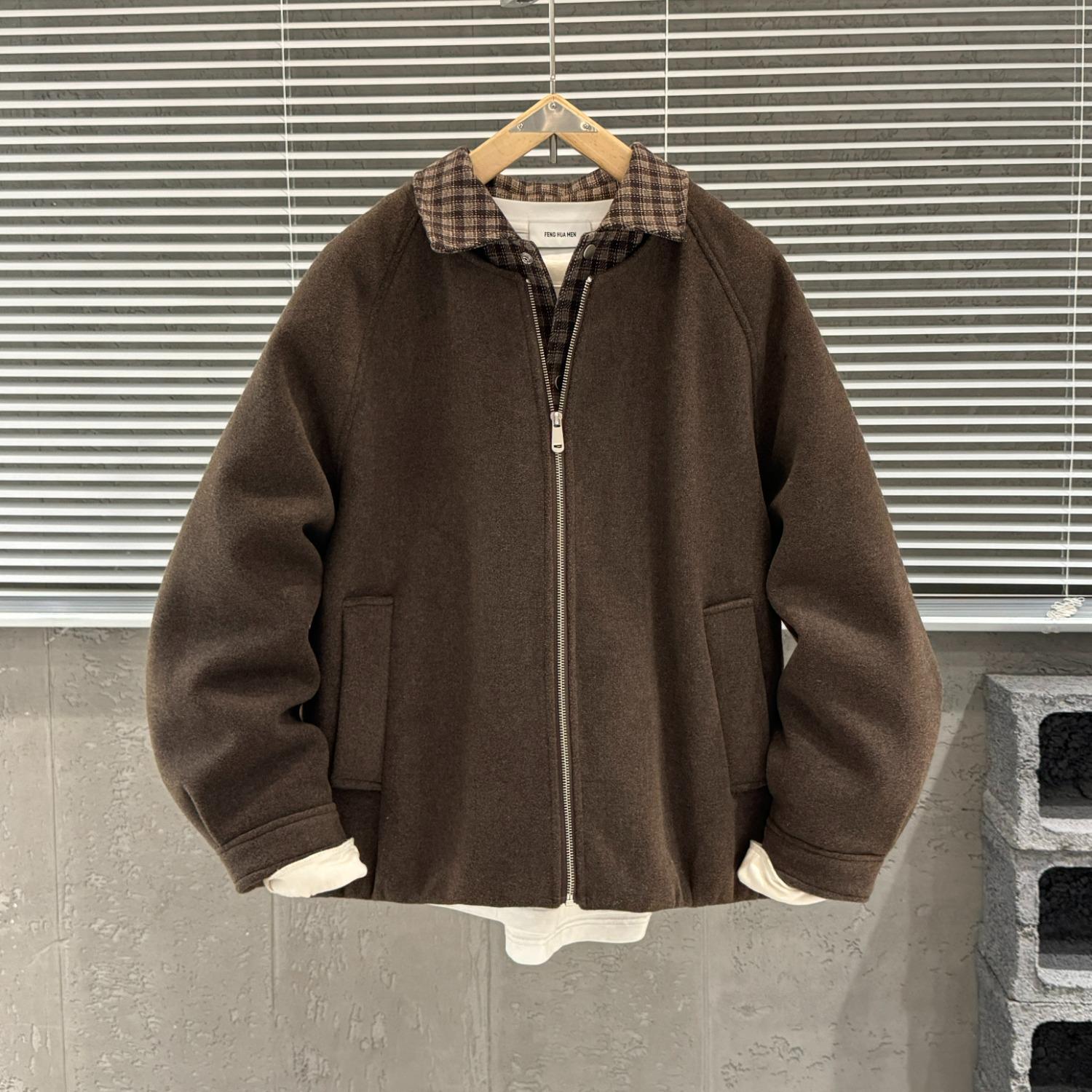 2025 Winter Men s Trendy Korean-Style Cotton Jacket with Japanese Design XL