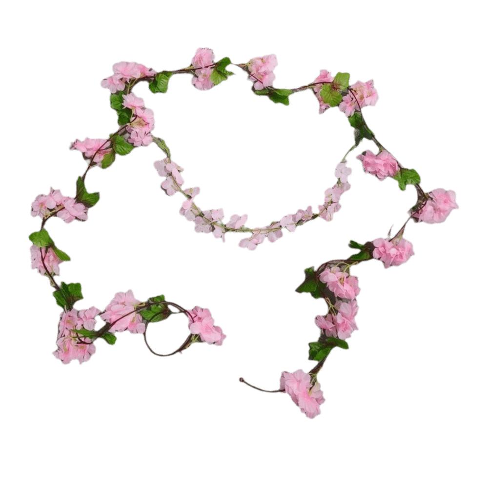 Floral Plants Artificial Lavender Vines Hanging Garland Cherry Blossom Vine  Birthday Party