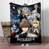 Japanese Anime Blanket DEATH-NOTE Children Warm Soft Blankets for Sofa Bed Cover Blanket Suitable for Birthday Souvenir Gifts