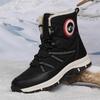 TUINANLE Damenschuhe Schneestiefel Gefüttert Warm Fellfutter Mid-Calf Winterstiefel für Damen Rutschfeste Outdoor Stiefeletten