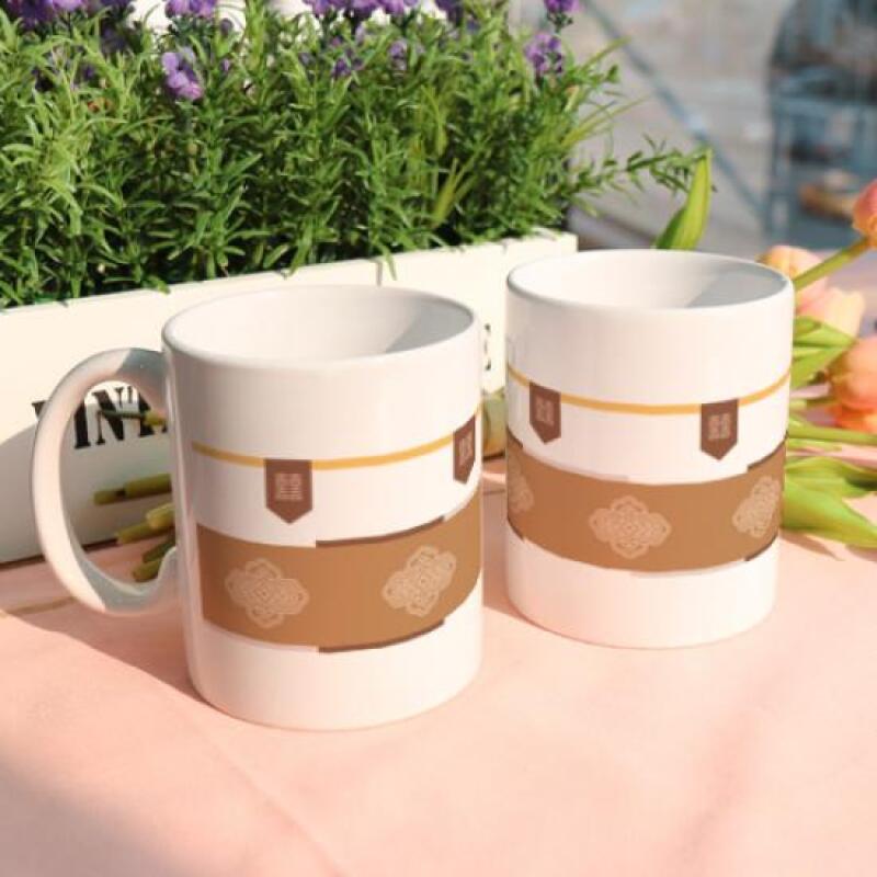 pr243-Design Mug 2p-Antique Traditional Pattern 06