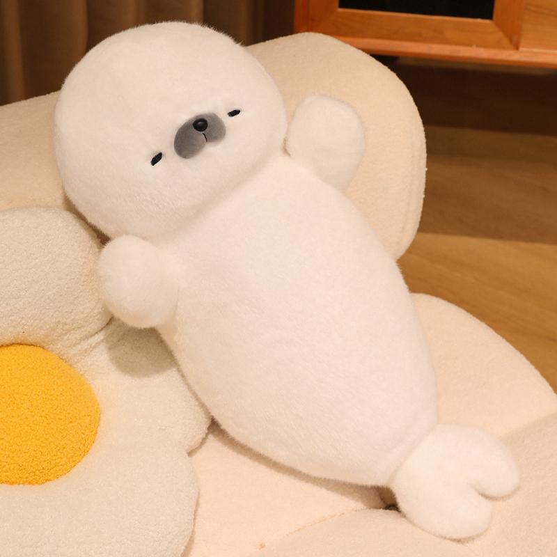 

Super Cute Seal Plush Doll Lifelike Soft Stuffed Animal Comfortable Sleep Companion Birthday Gift for Kids 70cm