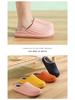 Waterproof Non-Slip Cotton Slippers for Outdoor & Indoor Use, Unisex, Warm for Autumn & Winter.