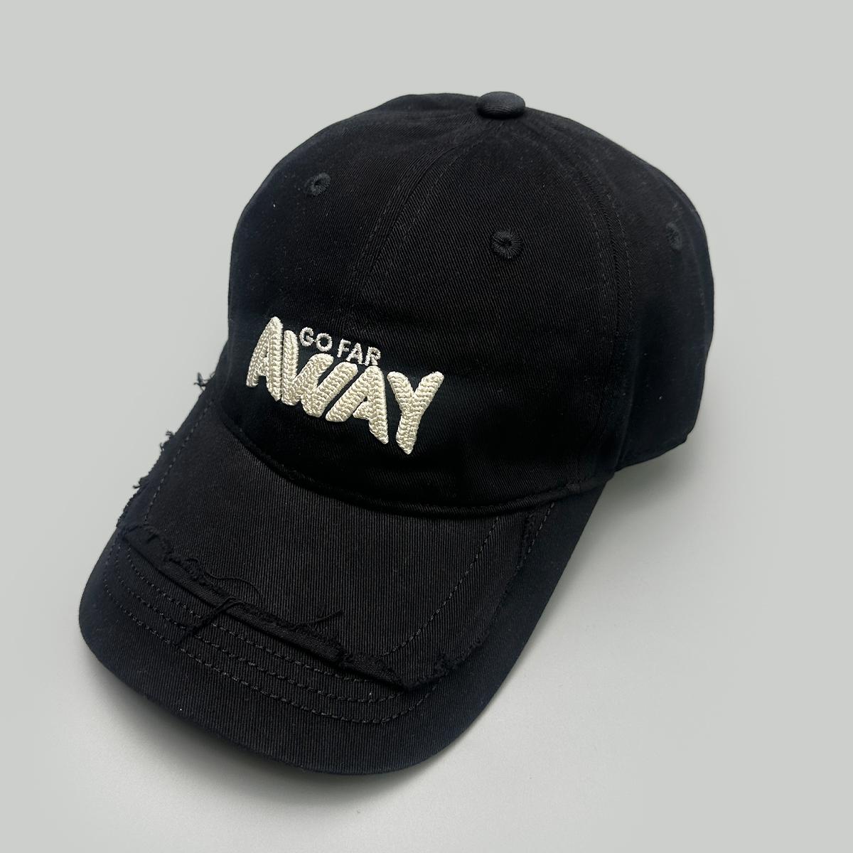 

Personal Broken Style Embroidered Letters Baseball Hats New Men Women Sunshade Outdoor Versatile Ins Fashion Retro Peaked Caps 52-60cm