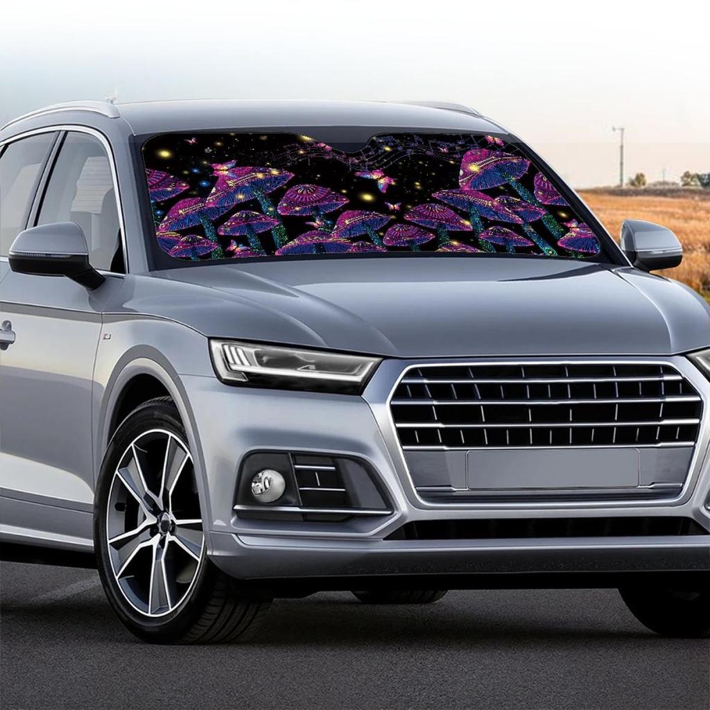 Mushroom Series Car Sunshade: Lightweight, Portable, Customizable Summer Heat Insulation