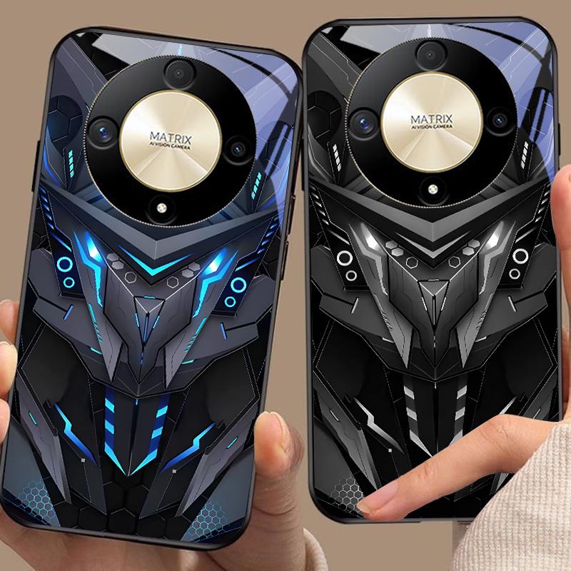 Kreatives Mech Für Honor Magic 6 50 70 90 Lite X7b 200 Pro Nova 10 Nova 5T X6 P30 Pura 70 Ultra Gehärtetes Glas Handyhülle