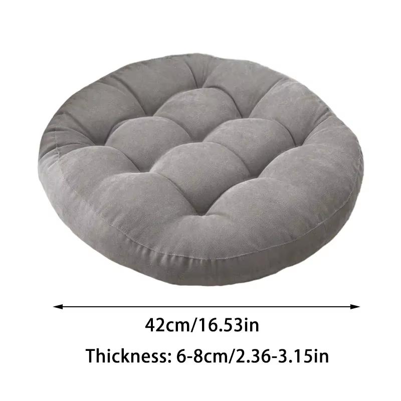 Meditation Floor Round Pillow for Seating On Floor Solid Tufted Thick Pad Cushion For Yoga Balcony Chair Seat Cushions