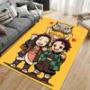 Anime Style Cute Characters Carpet Suitable As a Non-slip Mat for the Living Room or Bedroom Sofa