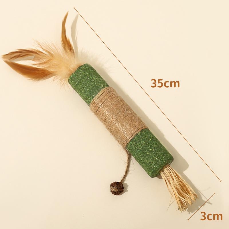Doğal Kedi Nanesi ve Gümüş Asma Diş Çiğneme Çubukları, İç Mekan Kedileri İçin Sıkıntıyı Gidermek ve Dişleri Temizlemek İçin Büyük/XL Dayanıklı Diş Çıkarma Oyuncakları