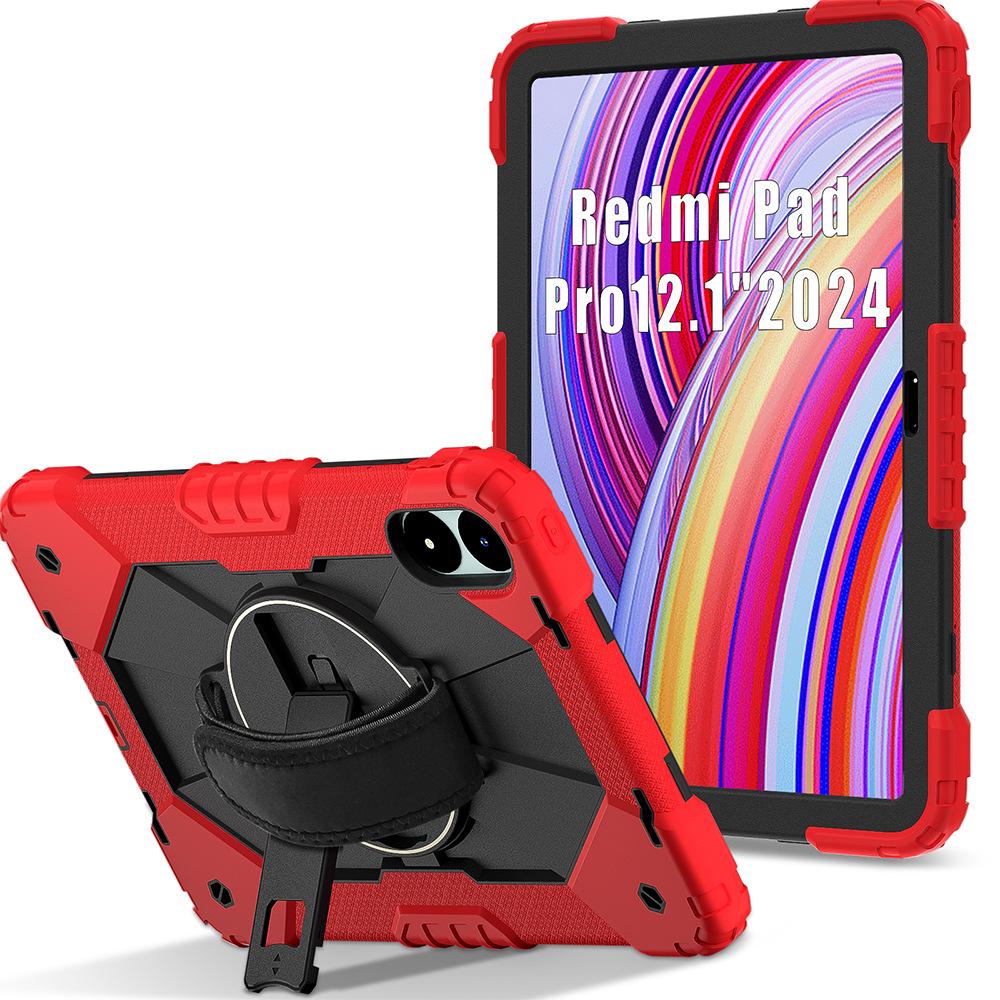 Compatible with Redmi Pro 12.1-inch, Redmi SE 8.7, and Redmi Pad 2: Tablet Case with Hand Strap & Stand.
