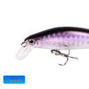 Silver Long Cast Sinking Minnow Lure with Vibrating Pencil and Red Tail