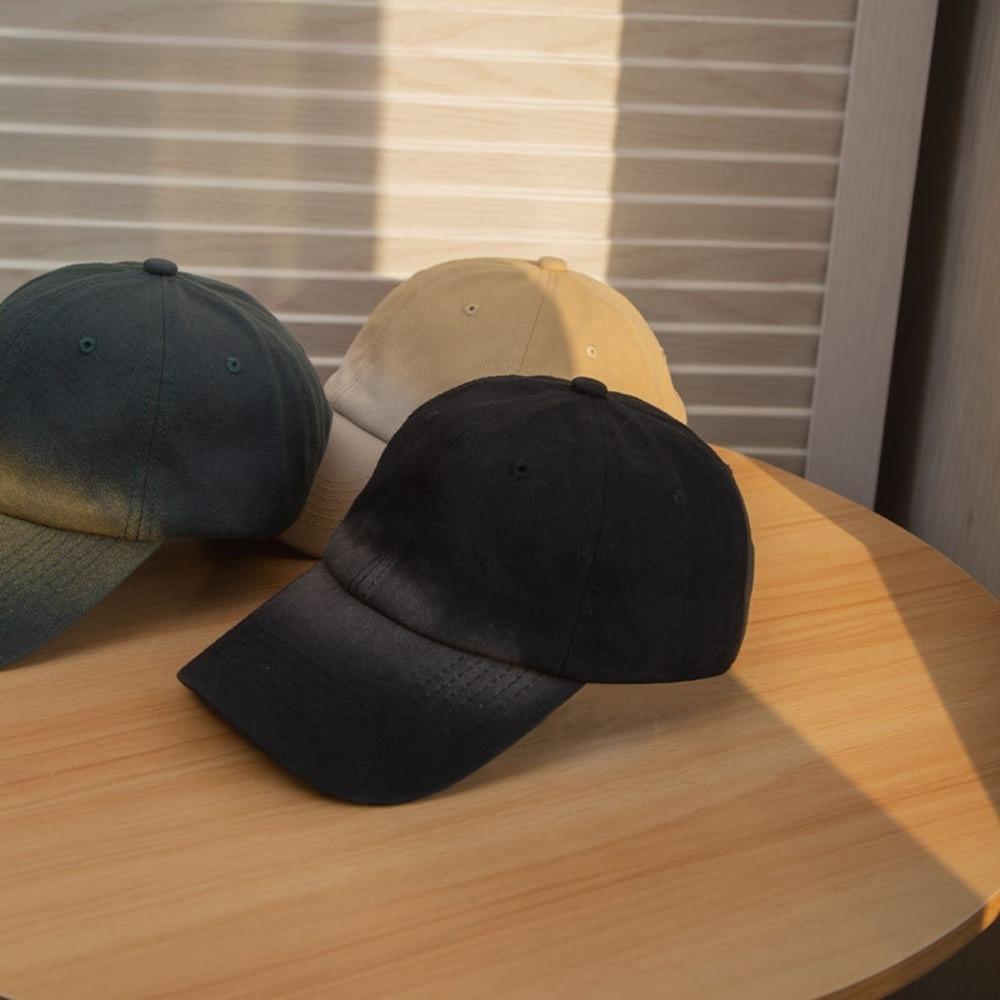 Adjustable Outdoor Sports Hat Quick Dry Snapback Hat Ponytail Gradient Color Baseball Cap  Camping