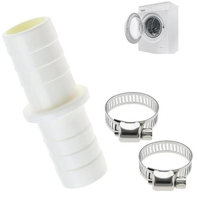 Metal Clamp Set Waste Pipe Connector 17mm Inner Diameter 21mm Outer Diameter 65mm Total Length Installation Drain Pipe Connector