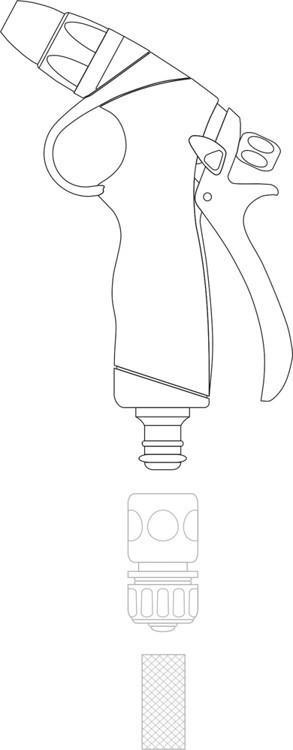 Adjustable Spray Gun 89193 FLO