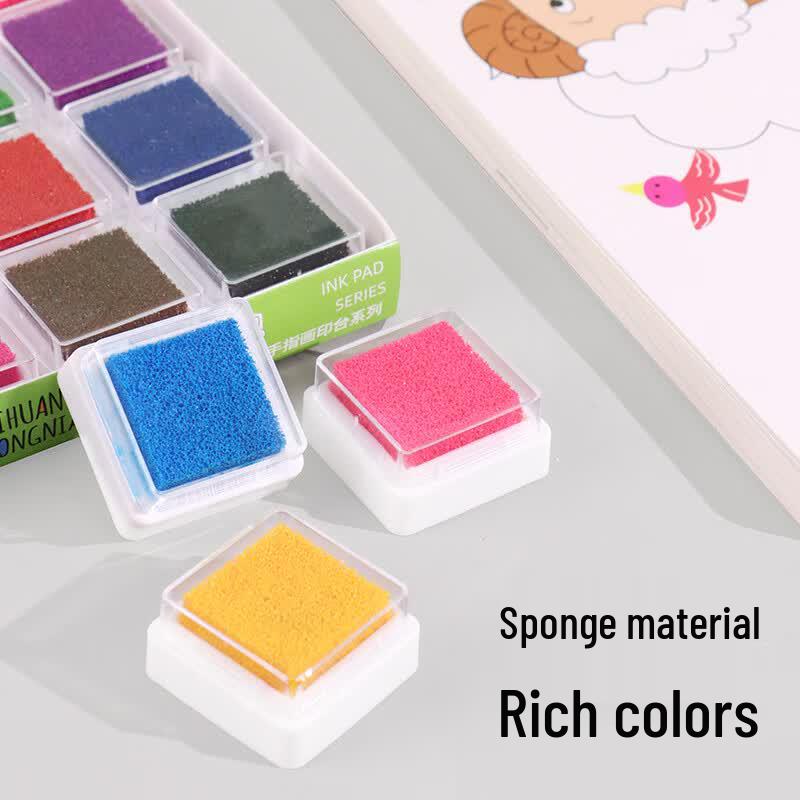 TaTanice Kids' Washable Finger Paint Set