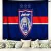 Johor Darul Ta'zim FC Wall Tapestry Aesthetic Wall Hanging Printed Fabric Blanket Decorative Tapestries for Bedroom Living Room Home Decor