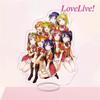 Modellino Stand Gruppo Anime Moda Love Live Portachiavi Kotori Minami Nico Yazawa Sonoda Umi Figure Supporto Standee Scrivania