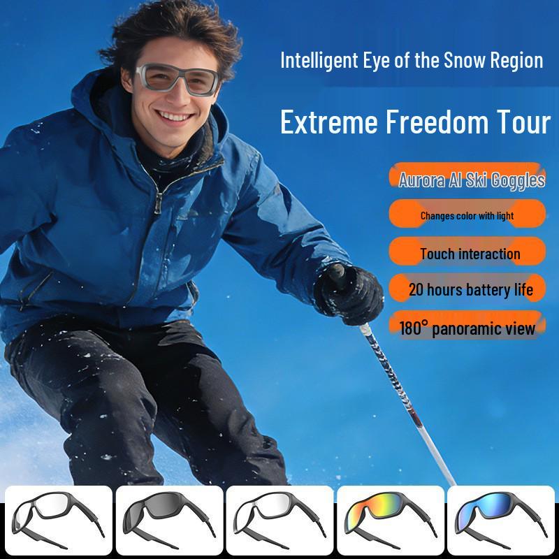 AI-Powered Sports Cycling Bluetooth Sunglasses with Real-Time Translation, Wireless Calls, and Music - S3 Model
