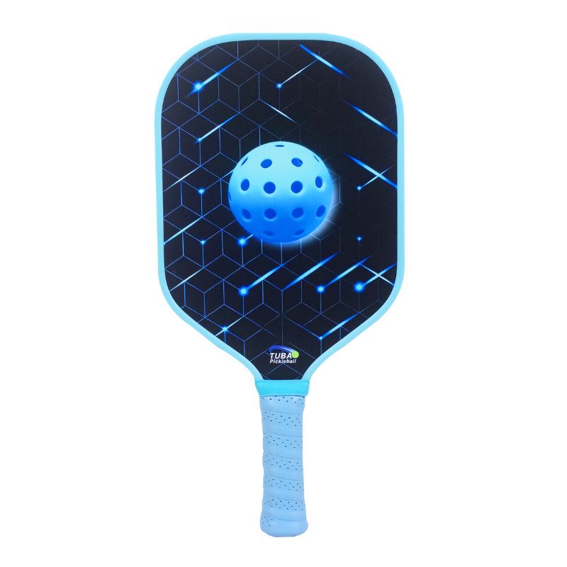 Fiberglass Pickleball Paddle Set: 16mm Thick, Stylish Sports Equipment for Training