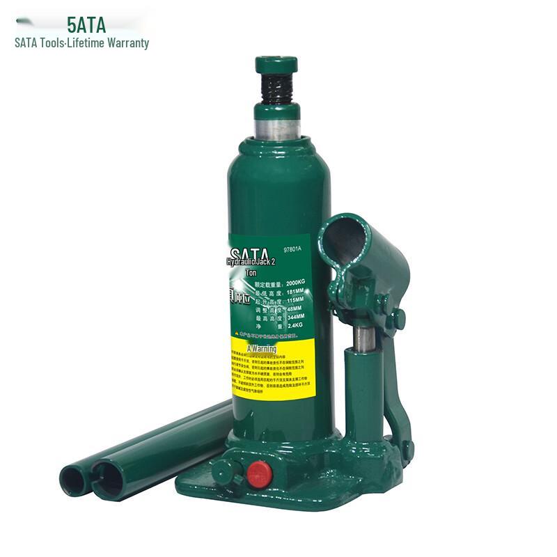SATA 10-Ton Heavy Duty Vertical Hydraulic Bottle Jack