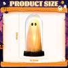 Halloween Decoration Ghosts Ghost Decoration in Glass Dome Halloween Table Decoration Battery Operated LED Halloween