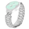 AS Für Garmin GarminMove Style Vivomove Style Uhrenarmband Strasssteine Dekor 3 Perlen Silber Edelstahl