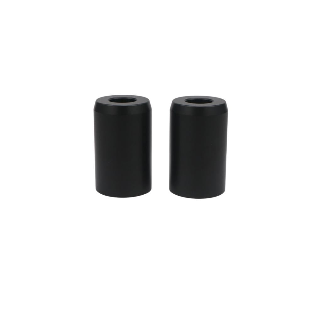 GZICMA Motorcycle Crash Bar Sliders End Caps for Harley Touring Softail Sportster 1.25" Engine Guard Saddlebag Guard M12 2PCS